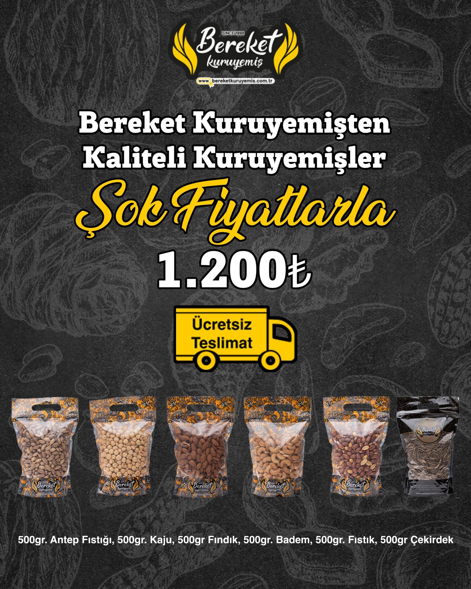 Bereket Online Özel Kaliteli Çerez Kampanyası !