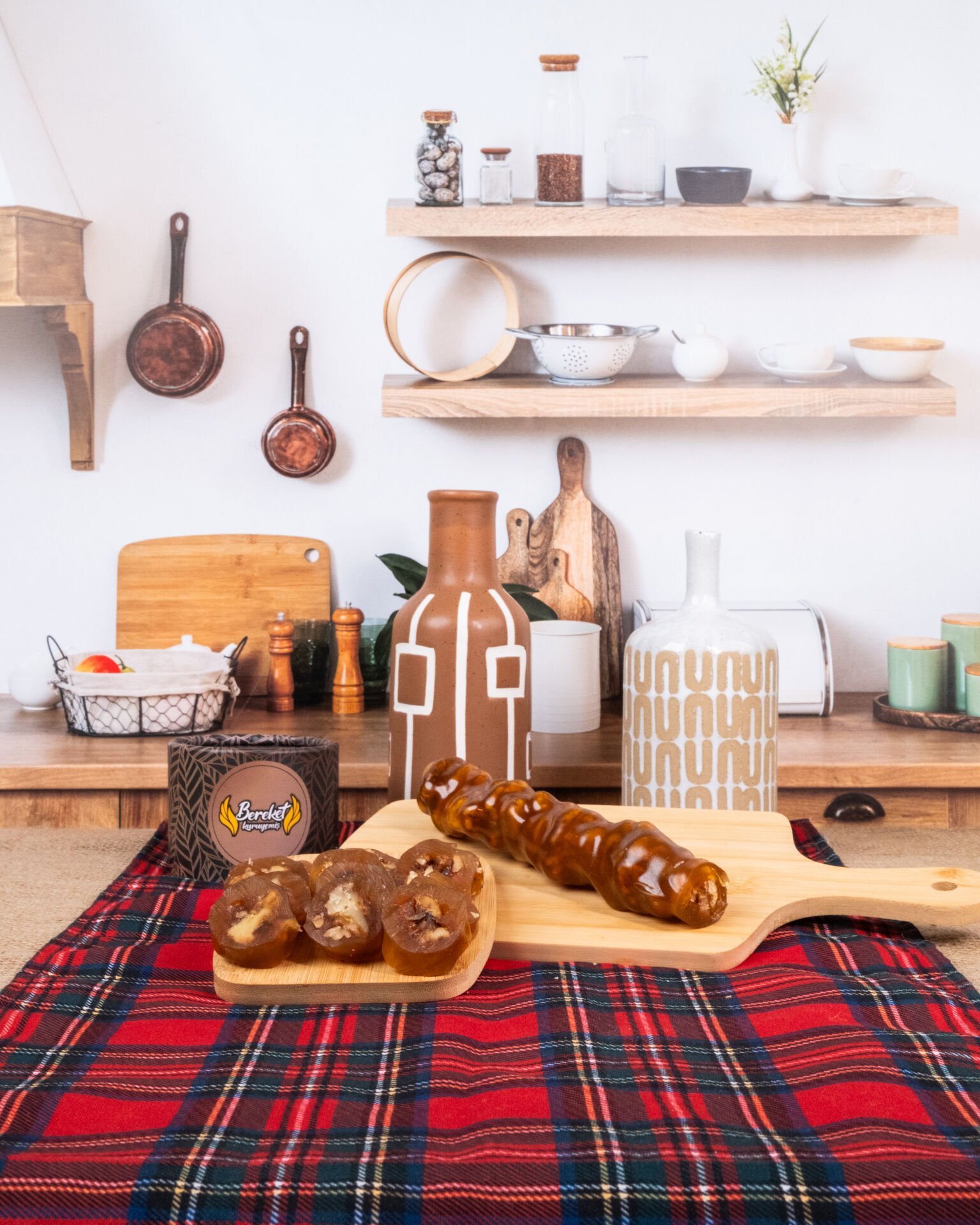 Bereket Özel Üzüm Pekmezli Cevizli Sucuk